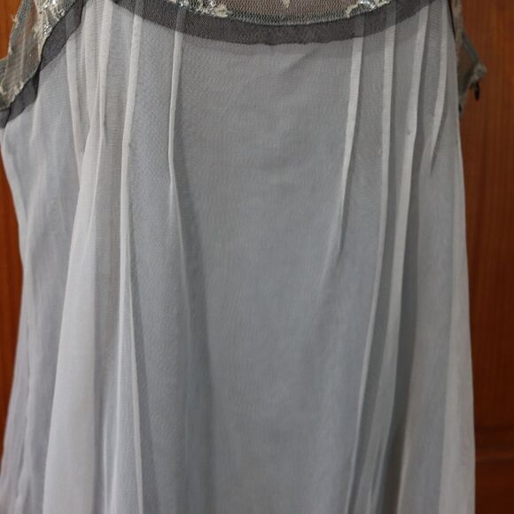 Six Degrees Layered Mesh Y2k Tank Top XL Going Out Top - Picture 3 of 11